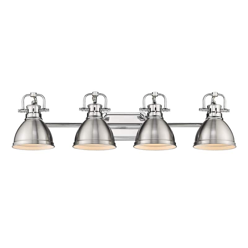 Golden Lighting Duncan 4 Light 34" Wide Bathroom Vanity Light