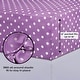 preview thumbnail 65 of 75, Superior Cotton Blend Polka Dot Bed Sheet Set