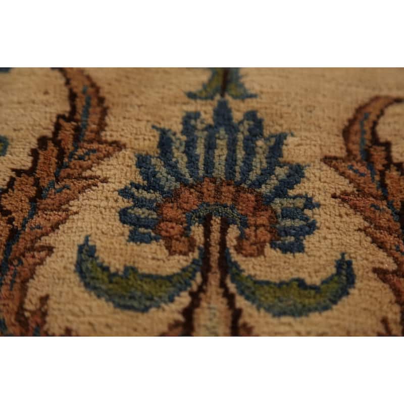 Pre-1900 Antique Kerman Persian Large Rug Handmade Wool Carpet - 11'3"x 20'3"