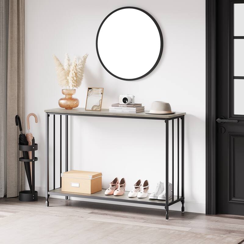 Console Table, Sofa Tables Narrow Entryway Table - Grey