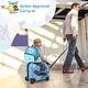 preview thumbnail 9 of 7, Gymax 2PCS Kids Luggage Set w/ Spinner Wheels 18'' Ride-on & Carry-on