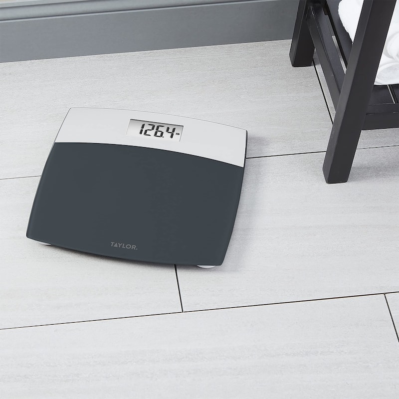Taylor Digital Scales for Bodyweight Mixed Metal with Brushed Stainless Steel