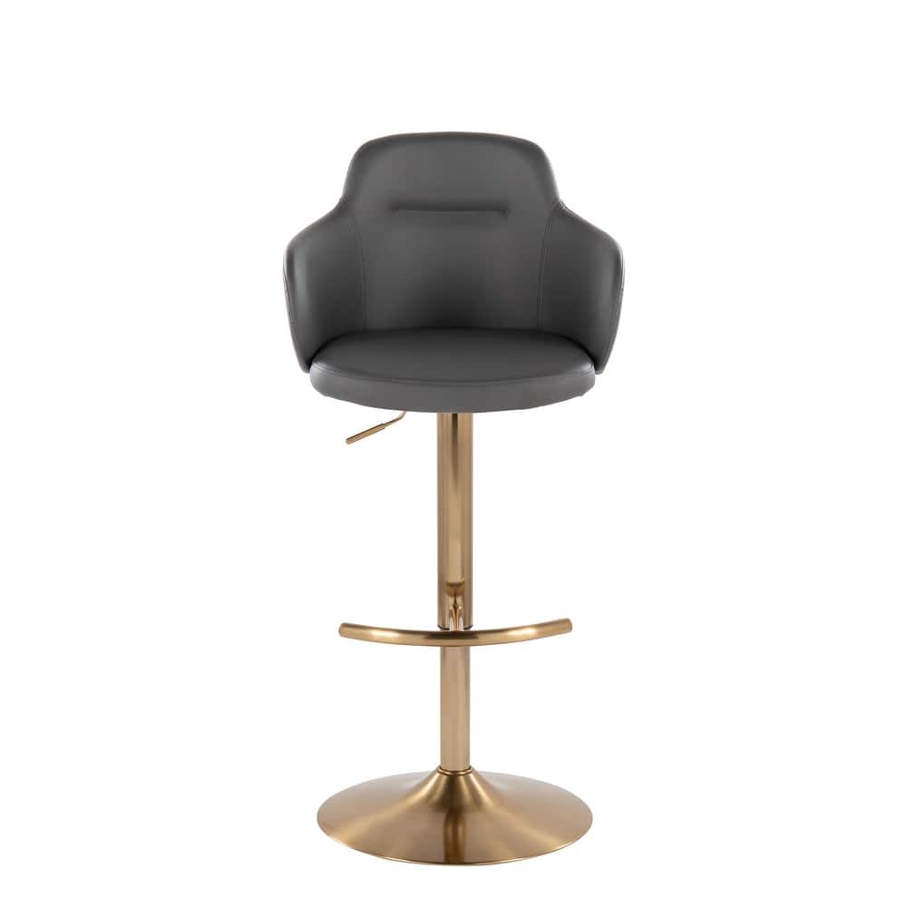 Strick & Bolton Iglabo Adjustable Bar Stool (Set of 2)