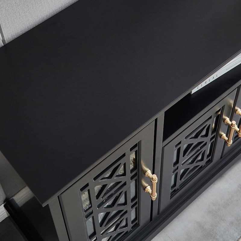 Sideboard Buffet Table with 2 Doors