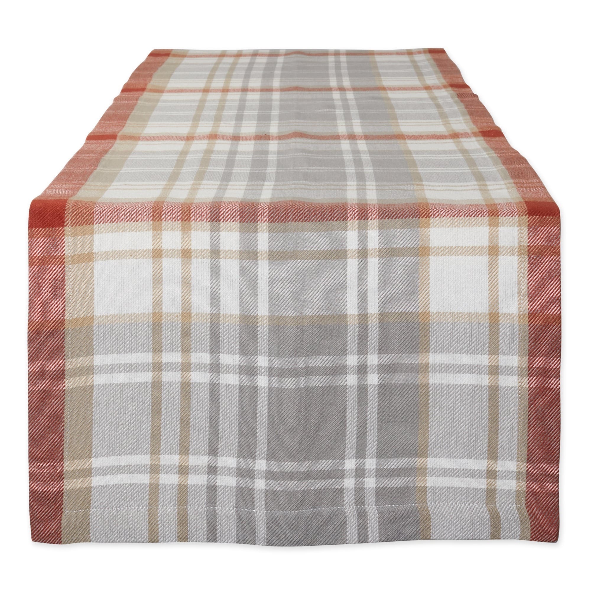 DII Thanksgiving Cozy Picnic, Plaid Table Runner