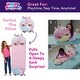 preview thumbnail 3 of 4, Happy Nappers: Pillow & Sleepy Sack: Large - Rainbow Unicorn - 7+