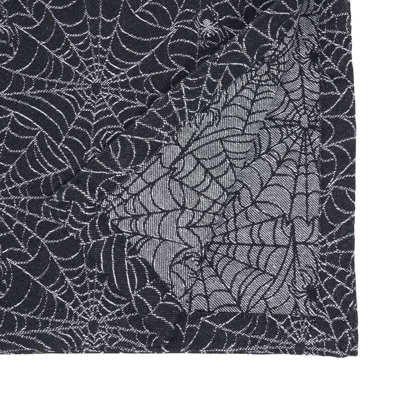 Recycled Jacquard Spider Web Table Runner - 18"x72"