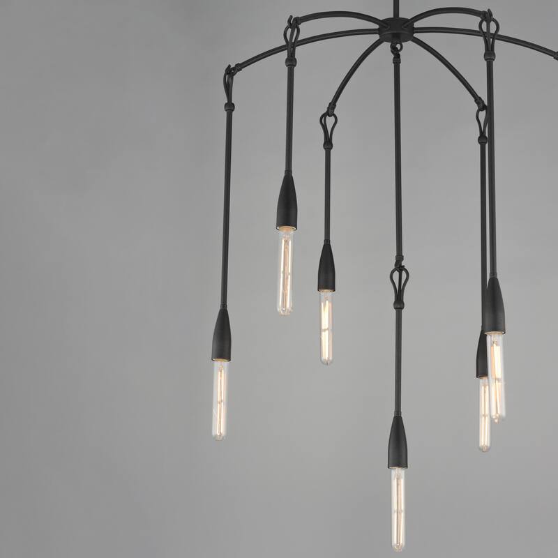 Maxim 27718 Pioneer 7 Light 28" Wide Abstract Pendant