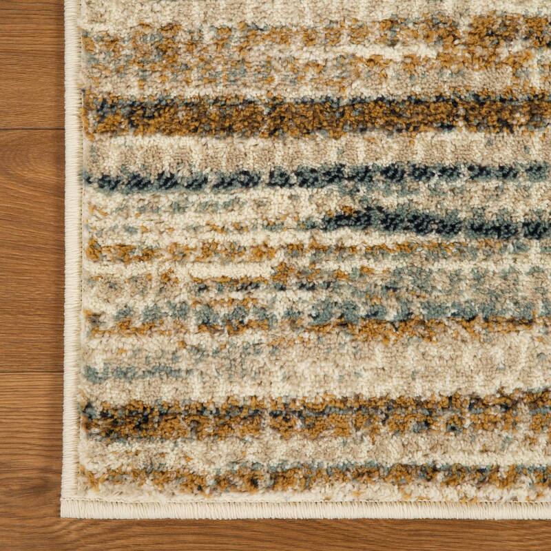 Superior Eclectic Abstract Lines Indoor Area Rug