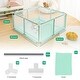 preview thumbnail 2 of 4, Infant 50"x50" 4-Panel Baby Playpen Spacious & Secure Foldable Playard Green