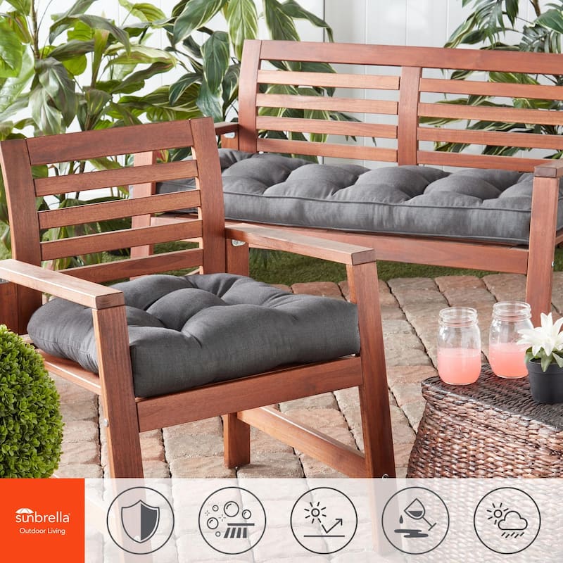 Sunbrella 51 x 18 in. Outdoor Bench Cushion