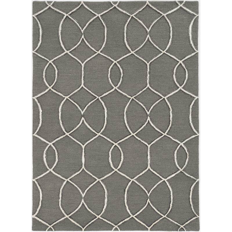 Libby Langdon Upton Groovy Gate Handtufted Wool Rug