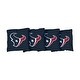 preview thumbnail 1 of 1, Houston Texans NFL Football Blue Cornhole Bags All-Weather Resin Filled