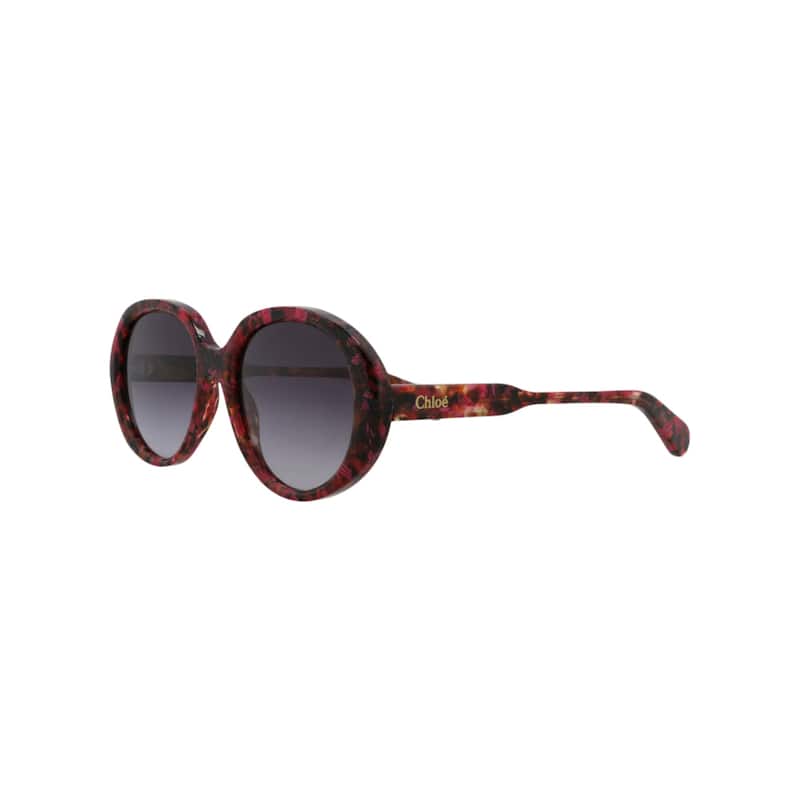 Chloé Round-Frame Recycled Acetate Sunglasses
