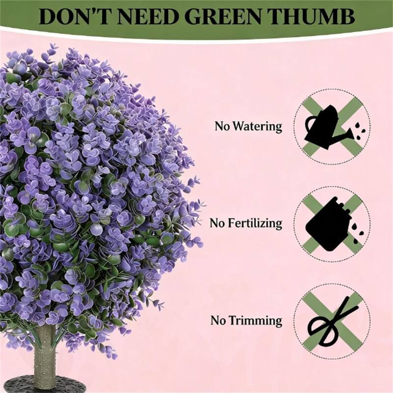 Artificial Ball Eucalyptus Pruning, Artificial Plants, Simulated Plants, Decorative Trees