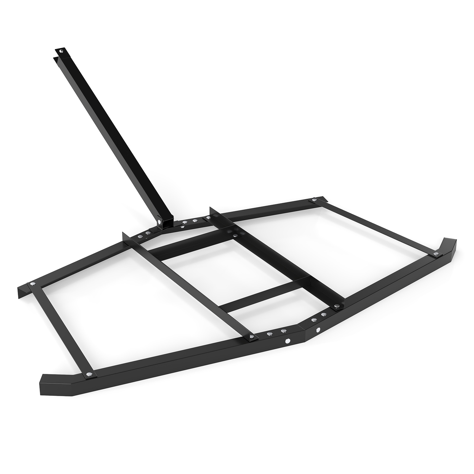Gymax 66'' Wide Driveway Drag Tow-Behind Leveling Rake w/Reinforced