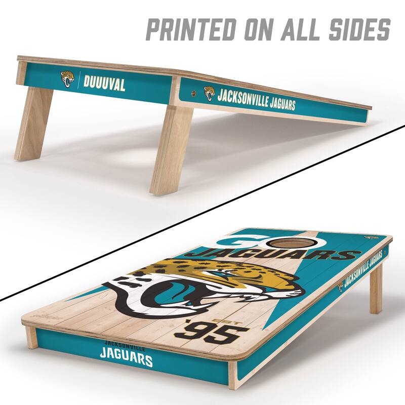 Jacksonville Jaguars NFL 2x4 Cornhole Board Set