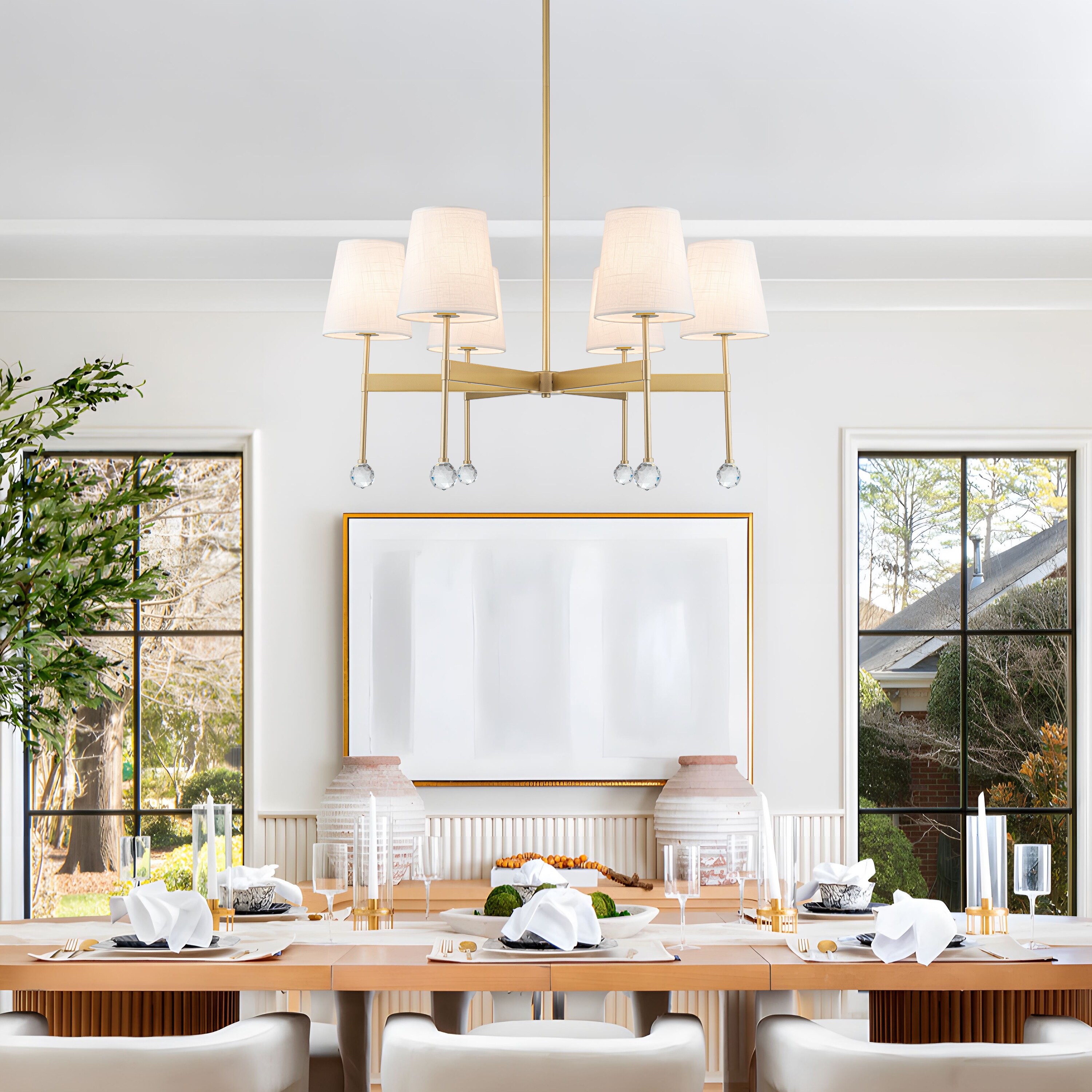 Starsky 6 - Light Dimmable Classic / Traditional Chandelier With