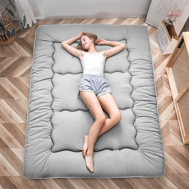 Traditional Japanese Foldable & Portable Floor Futon Mattress