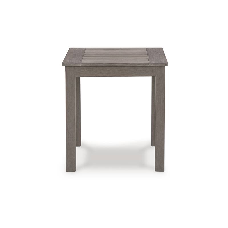 Signature Design by Ashley Hillside Barn Brown Outdoor End Table - 22" W x 22" D x 24" H