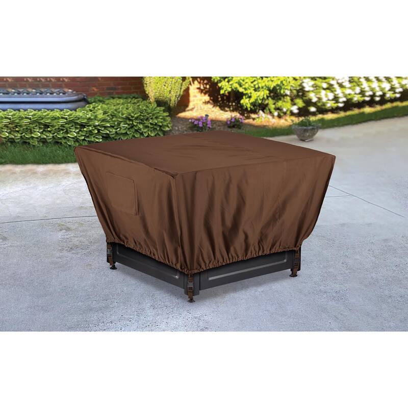 Living Accents Rectangular Polyester Fire Pit Cover