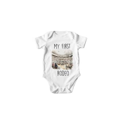 Rodeo First - Baby Boy Girl Clothes Infant Bodysuit Funny Cute Newborn
