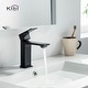 preview thumbnail 25 of 34, Lead-free Solid Brass Single Handle Bathroom Vanity Faucet with Hose