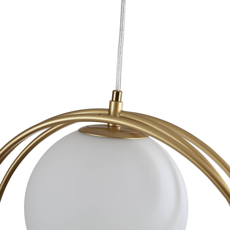 1-Light Modern Minimalist Ring Globe Chandelier