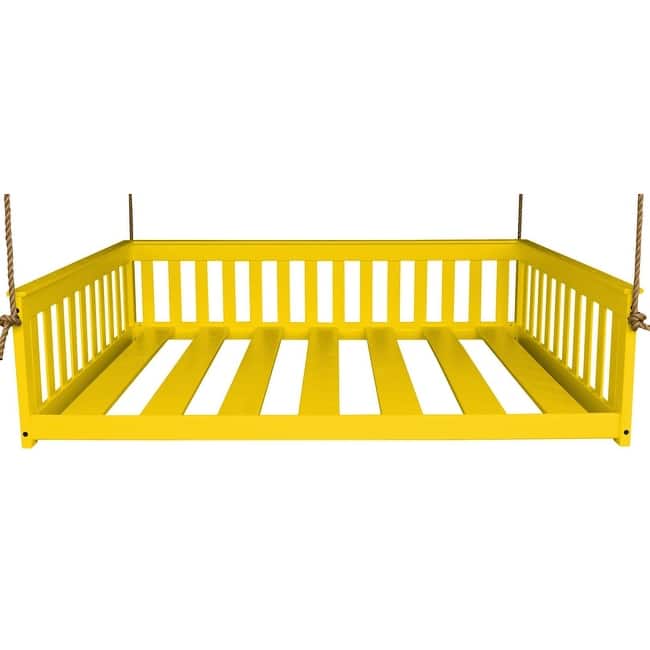 Pine Full Mission Hanging Daybed with Rope