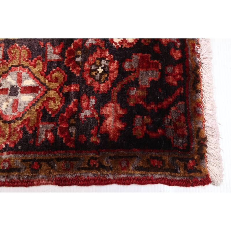 ECARPETGALLERY Hand-knotted Sarabi Dark Red Wool Rug - 9'5 x 12'2