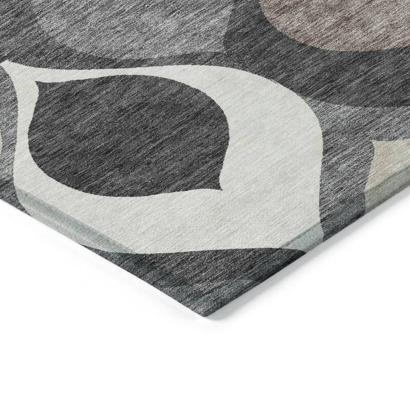 HomeRoots Ogee Transitional Rectangle Outdoor Rug