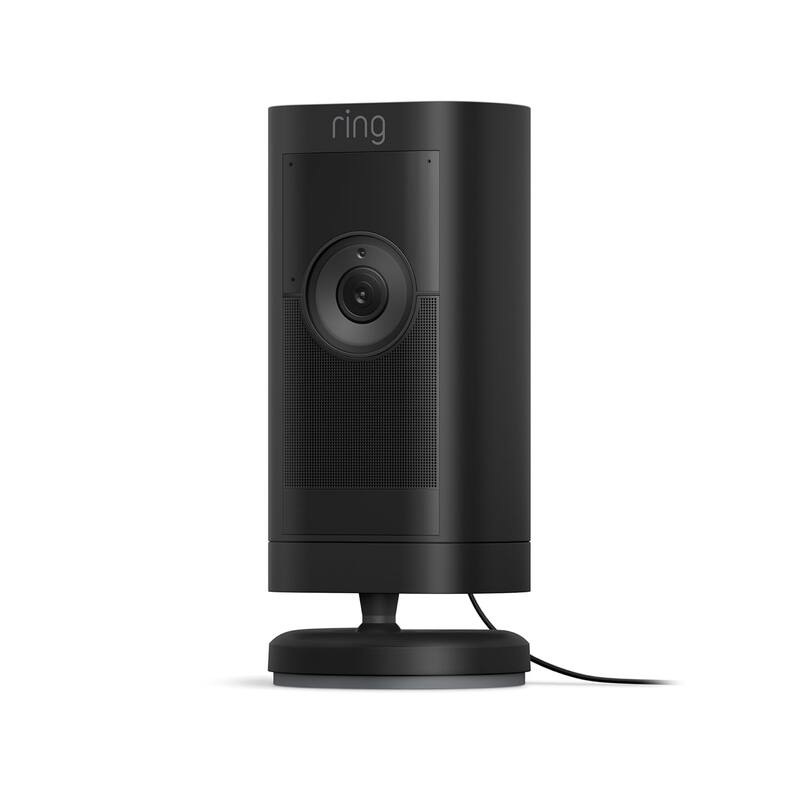 Ring Stick Up Cam Pro Plug In - Black - Black