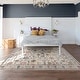 preview thumbnail 11 of 12, Gertmenian Crystal Print Washable Digital Printed Flat Pile Polyester Slip Resistant Area Rug Collection