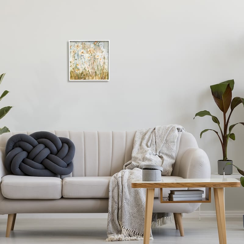 Stupell Varied Blooming Flowers Among Grasses Boho Painting Framed Wall Art, Design by Jill Martin