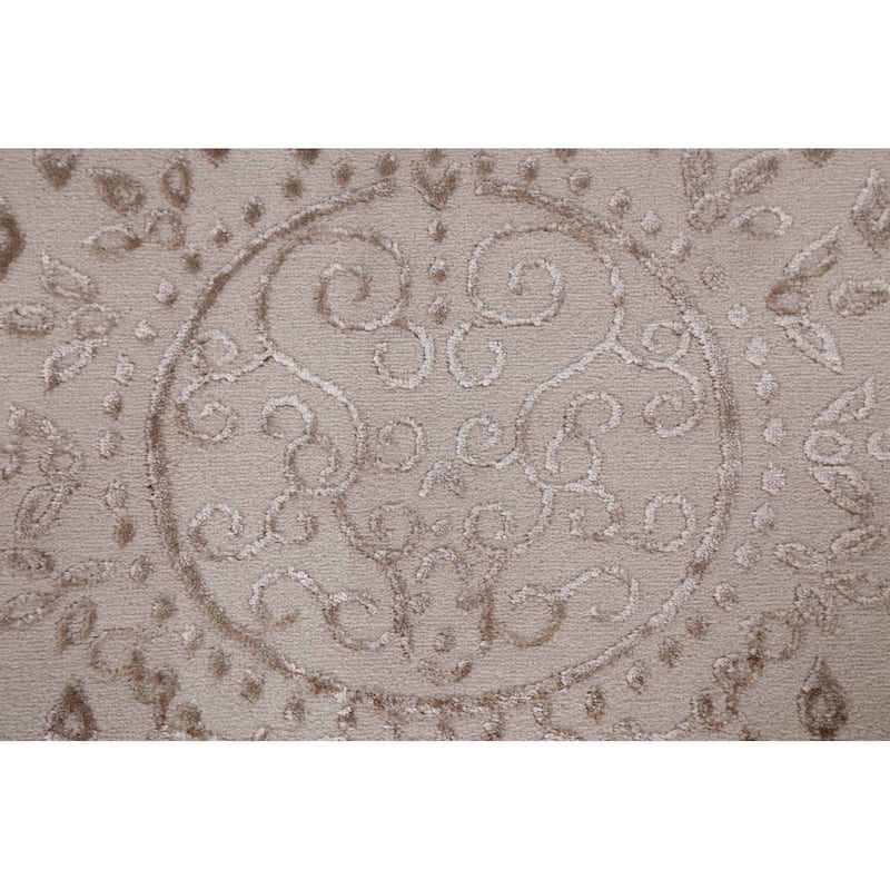 Geometric Damask Transitional Oriental Turkish Rug Decorative Carpet