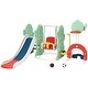preview thumbnail 16 of 23, Toddler Slide and Swing Set 7 in 1 with Basketball Hoop