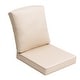 preview thumbnail 98 of 128, 21 W x 22 D in. Deep Seat Outdoor Cushion Set by Crestlive Products 1-Seater - Beige