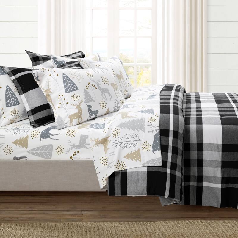 Lush Decor Wonderland Soft Flannel Sheet Set