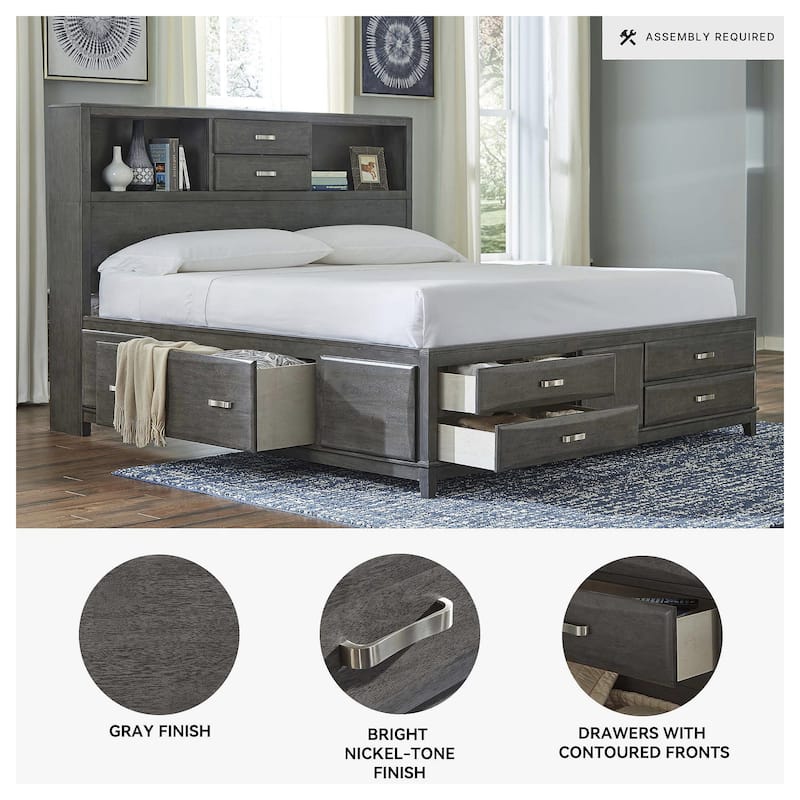 Signature Design By Ashley Caitbrook Storage Bed with 8 Drawers