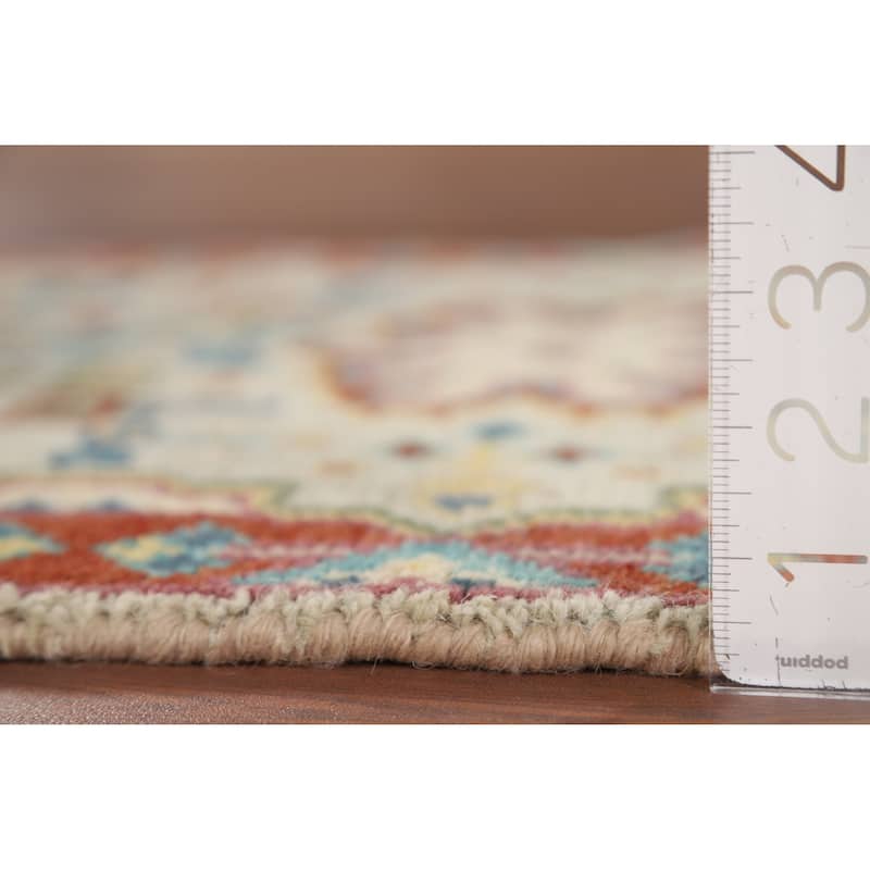 Kazak Indian Accent Rug Handmade Wool Carpet - 2'0" x 3'0"