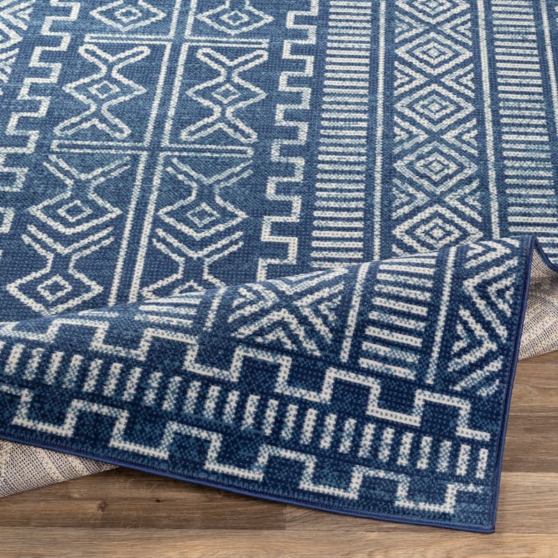 Livabliss Kenyon Bohemian Border Area Rug