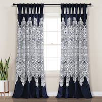 Lush Decor Ballgown Glam Sparkle Sequins - Cortina Para Ventana, Panel