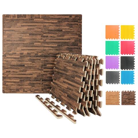 Wacces Multi-Purpose Floor Interlocking Foam Mat Tiles ( 24"x24" )
