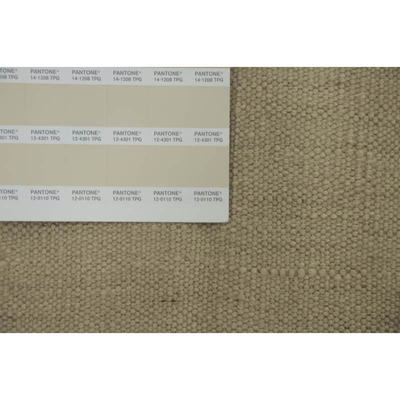 Hand Woven Southwestern Wool Beige Geometric Area Rug - 6' 5'' X 4' 8''