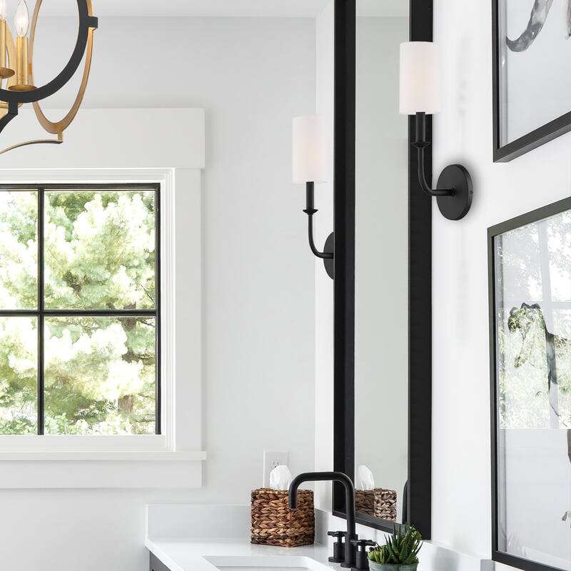 Crystorama Lighting Group Bailey Single Light 16" Tall Wall Sconce