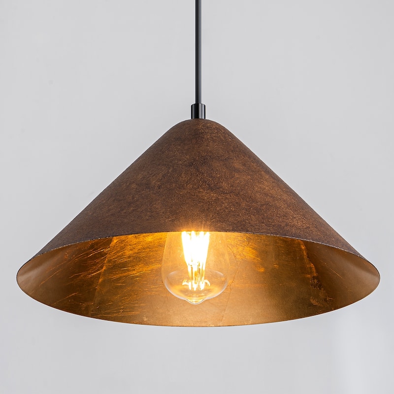 Industiral Dome Pendant Lights for Kitchen Island - Copper - W13.11"