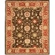 preview thumbnail 3 of 9, SAFAVIEH Handmade Anatolia Letitia Traditional Oriental Hand-spun Wool Rug 8' x 10' - Olive/Rust - Rectangle