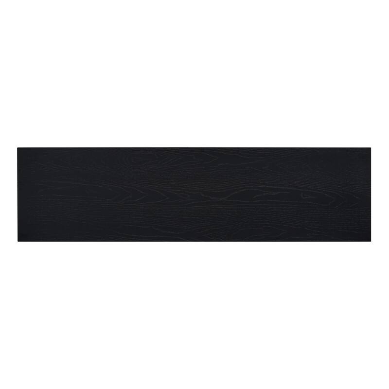 Distressed Finish Sideboard with 4 Doors & Ample Storage for Dining Room or Entryway Organization