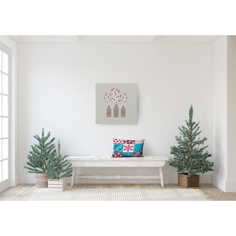Quilted Christmas Accent Pillow