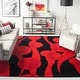 preview thumbnail 1 of 17, SAFAVIEH Handmade Soho Daroslava Floral N.Z. Wool Rug 5' x 8' - Black/Red - Rectangle